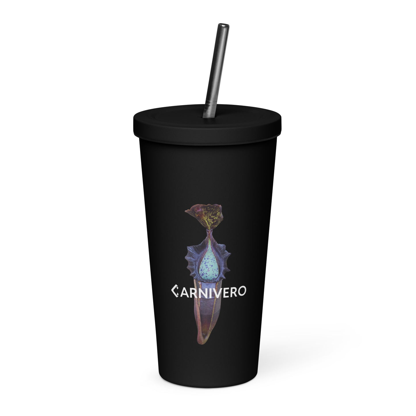 Naga Insulated tumbler with a straw